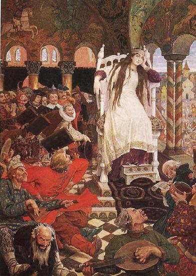 Viktor Vasnetsov The Unsmiling Tsarevna France oil painting art